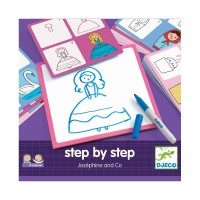 Djeco Step by Step Drawing Cards Josephine & Co