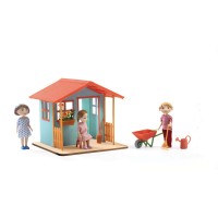 Djeco Обзавеждане за куклена къща градинска къща