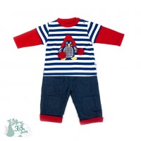 F.S.Baby Компект 2 части-блуза и дънки 