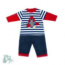 F.S.Baby Компект 2 части-блуза и дънки 