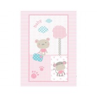 Kikka Boo Бебешко одеяло Fantasia розово 80*110 cm 