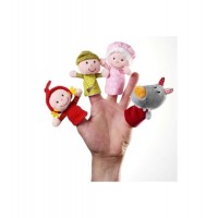 Lilliputiens Little Red Riding Hood finger puppets