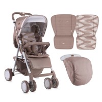 Lorelli Бебешка количка Aero с покривало за крачета Бежова