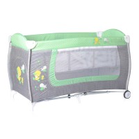 Lorelli Бебешка кошара на 2 нива Danny Grey&Green ZaZa