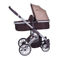 Lorelli Комбинирана количка Luna 2 в 1 Brown&Beige