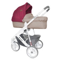 Lorelli Baby stroller Monza 3  2 in 1 Beige&Red