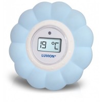 Luvion Цифров термометър за стая и баня - цвете син