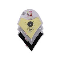 Minene Bandana Bibs Set of 3 pcs yellow/black