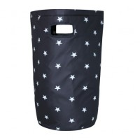 Laundry Basket - Minene Black Stars