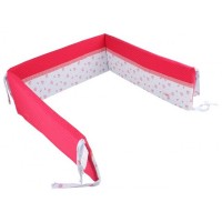 Minene Cot Bumper Blue flowers