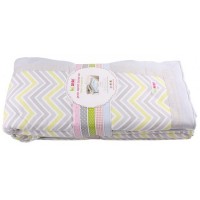 Minene Луксозен спален комплект зиг-заг лимон 