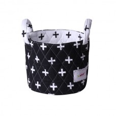 Minene Small Storage Basket Black/White