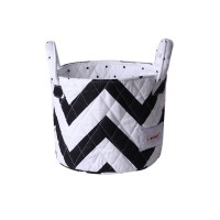Minene Small Storage Basket Black/White