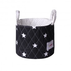 Minene Малък кош черни звезди