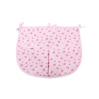 Minene Органайзер за бебешко креватче Розово на цветя