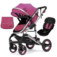 Moni Baby Stroller Gala, Pink Moni Baby Stroller Gala, Pink