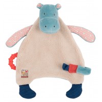 Занимателна кърпичка хипопотам  - Moulin Roty