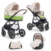 Baby stroller Noordi Sole 3 in 1 Foliage 863 Baby stroller Noordi Sole 3 in 1 Foliage 863