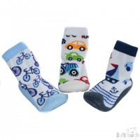 Soft Touch Non-Skid Rubber Sole Socks
