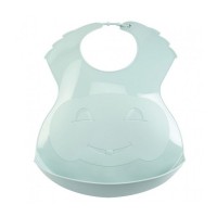 Thermobaby Soft plastic bib Light Green