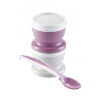 Thermobaby Комплект 2 бр. контейнери за храна и лъжица