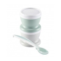 Thermobaby Комплект 2 бр. контейнери за храна и лъжица 