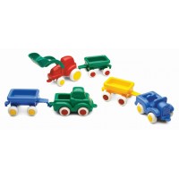 Viking Toys Mini Chubbies Cars with Trailers