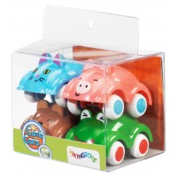 Viking Toys Животинки Бебета на колела 8cm, 4 броя в подаръчна кутия