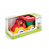 Viking Toys Jumbo Shape Truck with 2 Figures, Red Viking Toys Jumbo Shape Truck with 2 Figures, Red