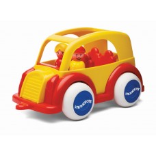 Viking Toys Такси 25 cm с 2 човечета, Жълто