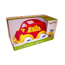 Viking Toys Такси 25 cm с 2 човечета, Червено
