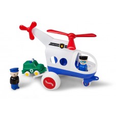 Viking Toys Jumbo Police Helicopter With 2 Figures