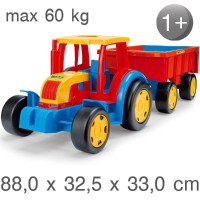 Wader Детски трактор Гигант с ремарке  