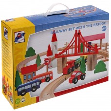 Woody Railway Set with the Bridge