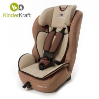 KinderKraft Стол за кола Safety Fix Бежов (9-36кг) 
