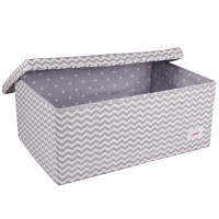 Minene Голяма кутия Сиво-бели вълни 