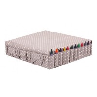 Minene Детска възглавница за стол Сиво на точки