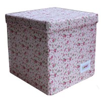 Minene Квадратна кутия розови цветя 