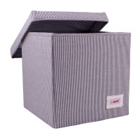 Minene Квадратна кутия синьо райе 