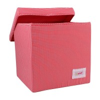 Minene Квадратна кутия червено каре 