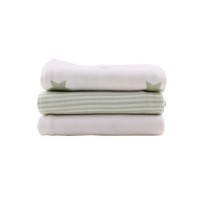 Minene Комплект 3 пелени Diaper&Hamsa Зелени звезди