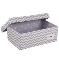 Minene Малка кутия Сиво-бели вълни 