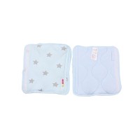 Minene  Индивидуален обиколник за креватче 2 броя синьо на звезди