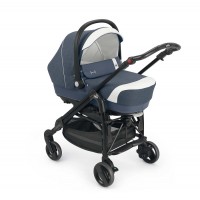 Cam Комбинирана бебешка количка Combi Family Деним