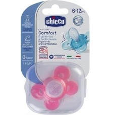 Chicco Залъгалка Physio Comfort силикон 6-12 месеца  