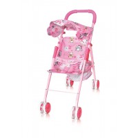 Lorelli Лятна количка за кукли със сенник розова