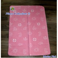 Bio cotton kids blanket 75 x 100 cm Marina Pink