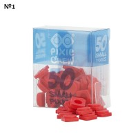 Pixie Crwe Малки пиксел чипове, 50 бр - различни цветове 