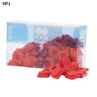 Pixie Crew Големи пиксел чипове, 50 броя - различни цветове 