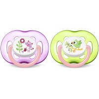 Philips AVENT Orthodontic pacifiers Sensitive 18+m, 2 pcs. Girl